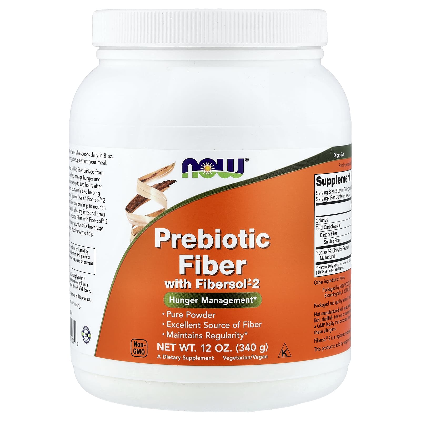 Prebiotic Fiber with Fibersol-2 - 340g