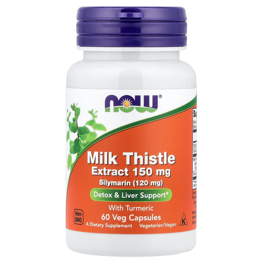 Milk Thistle Extract with Turmeric, 150mg - 60 vcaps