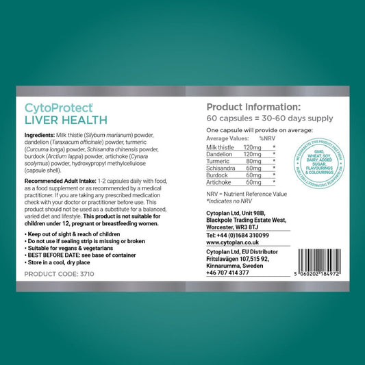 Liver Health - CytoProtect - 60 vcaps