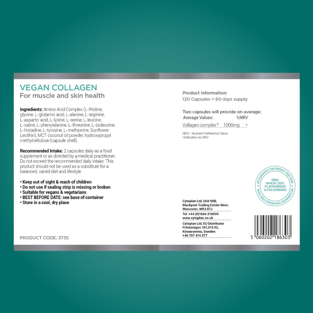 Vegan Collagen - 120 vcaps