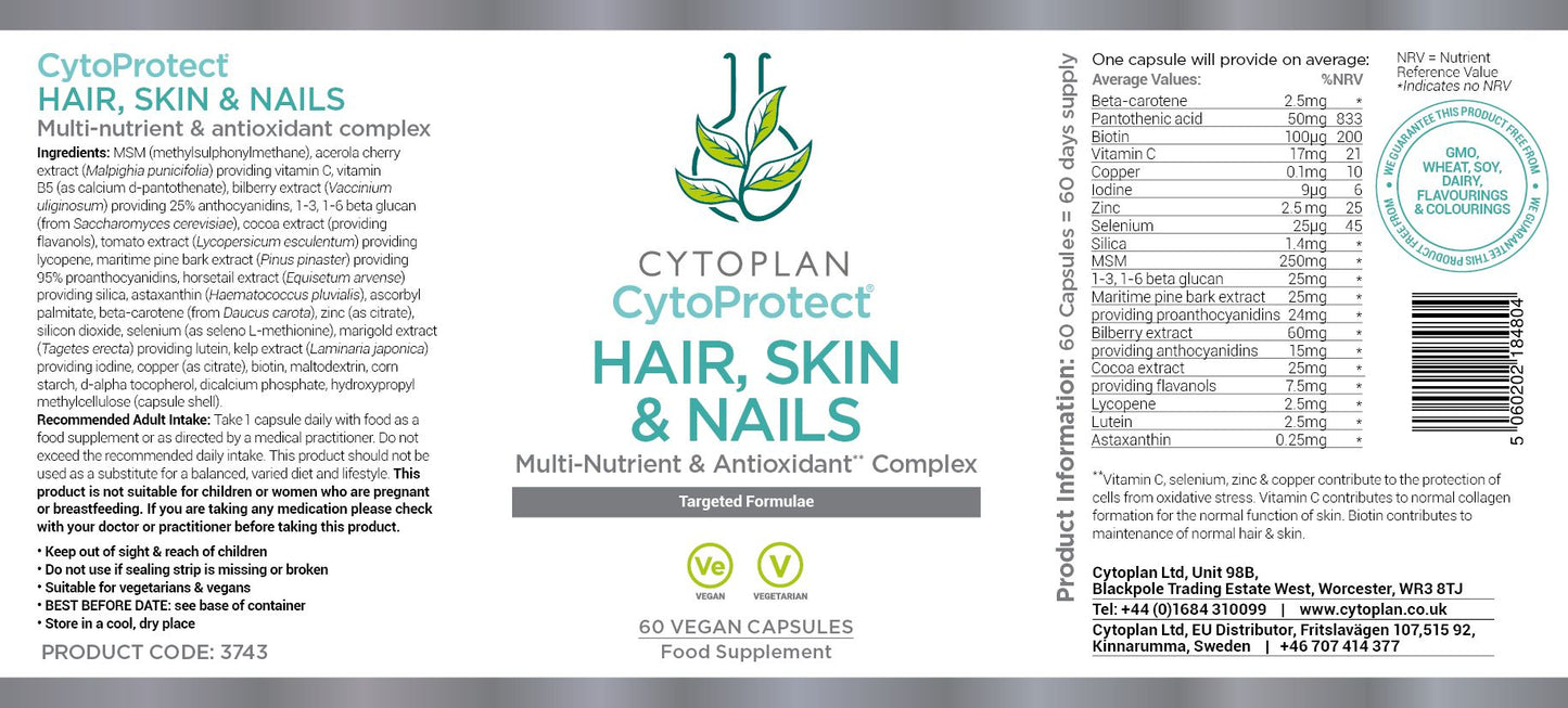 Hair, Skin & Nails - 60 vcaps
