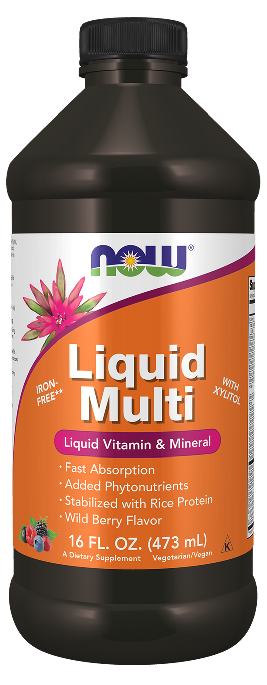 Liquid Multi, Wild Berry (Iron Free) - 473 ml.