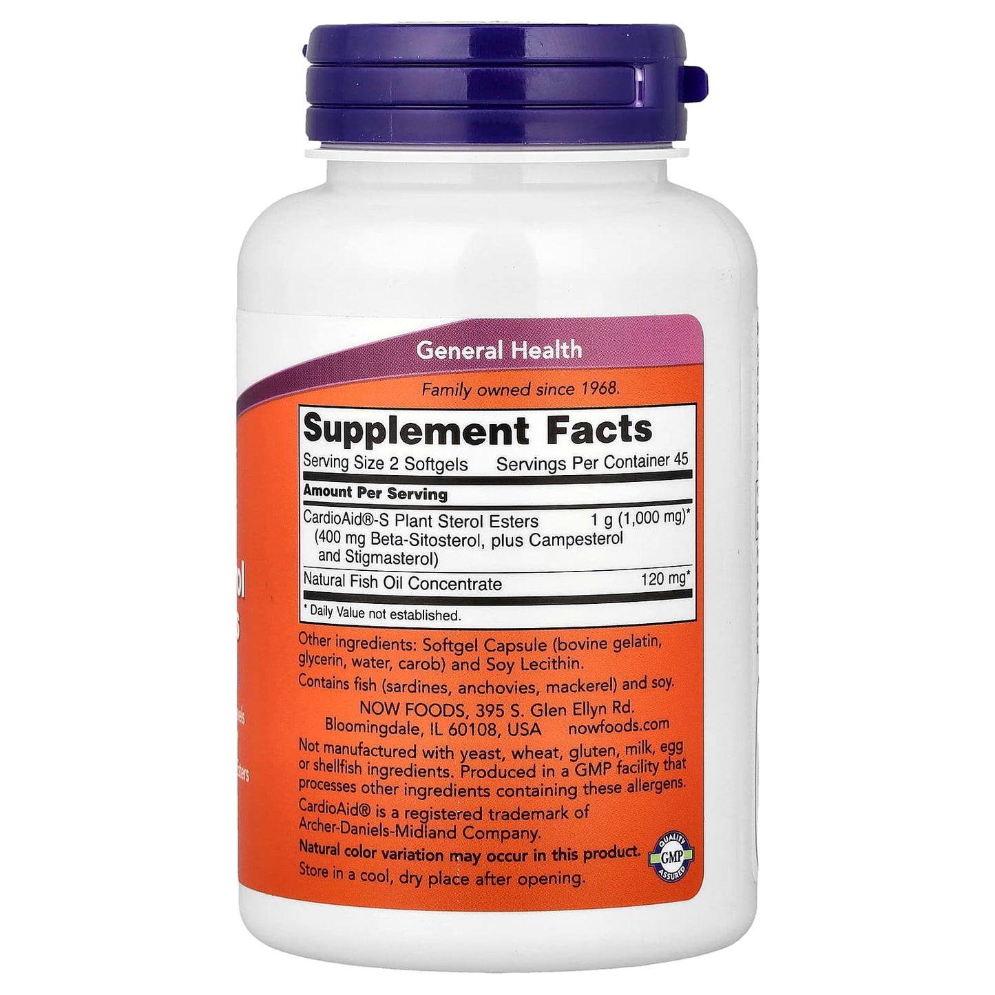 Beta-Sitosterol Plant Sterols - 90 softgels