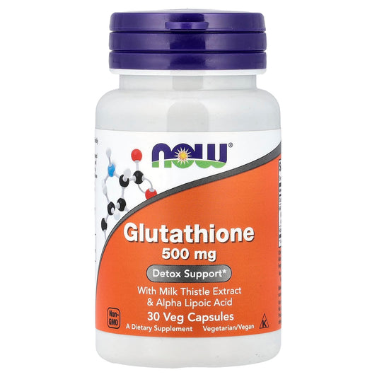 Glutathione with Milk Thistle Extract & Alpha Lipoic Acid, 500mg - 30 vcaps