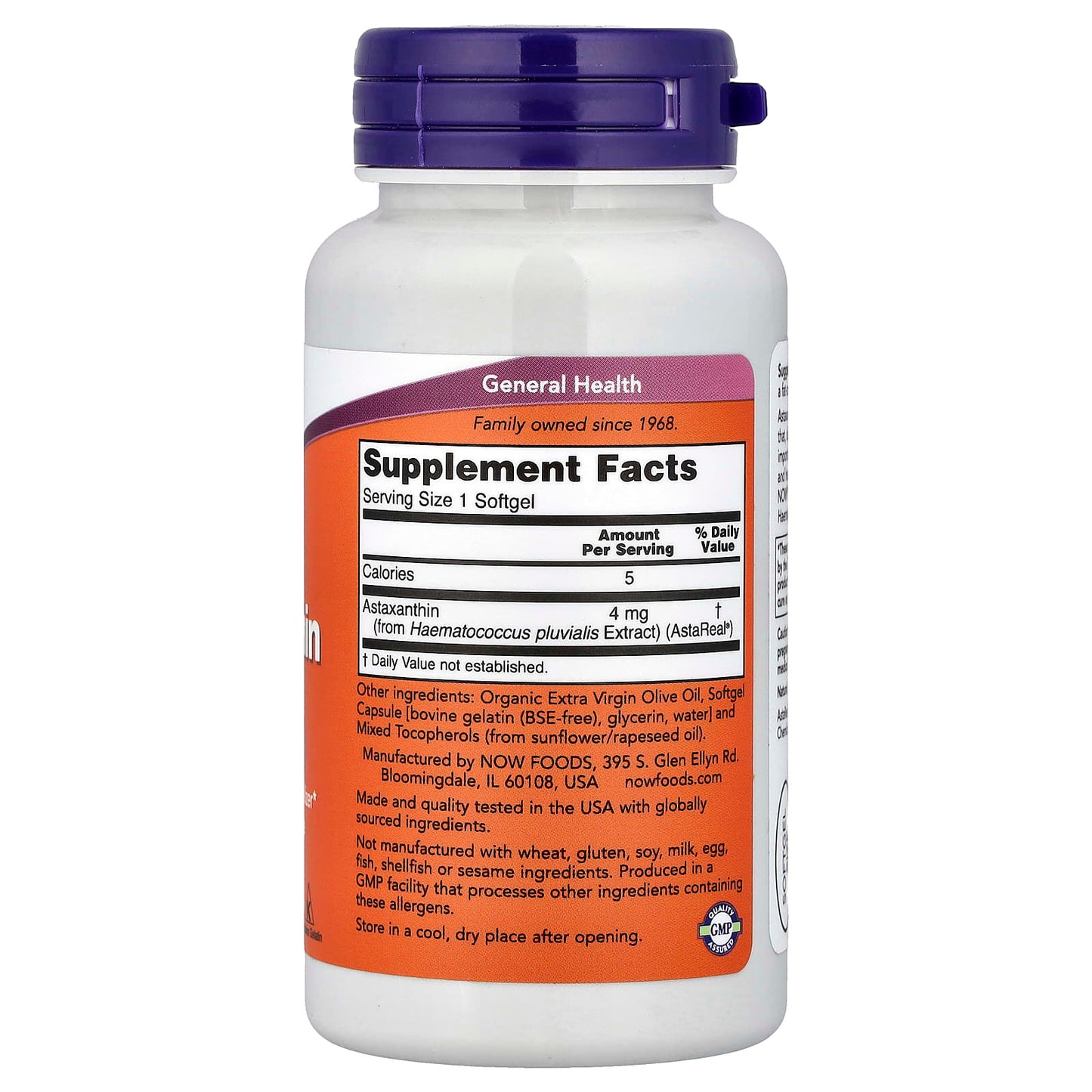 Astaxanthin, 4mg - 60 veggie softgels