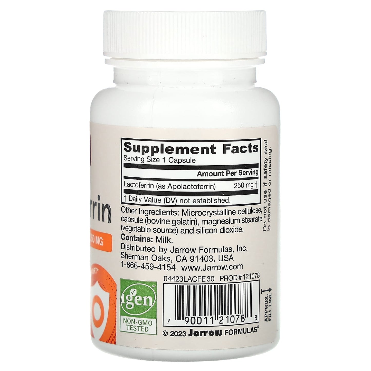 Lactoferrin, 250mg - 60 caps