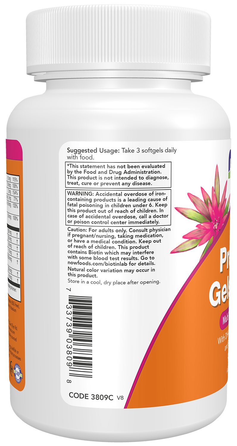 Prenatal Gels + DHA - 180 softgels
