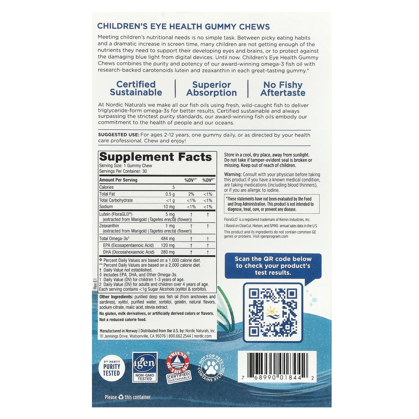 Children's Eye Health, Strawberry Lemonade - 30 gummies