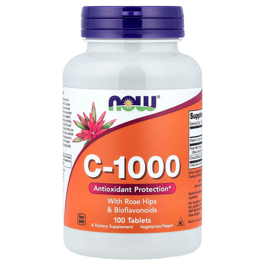 Vitamin C-1000 with Rose Hips & Bioflavonoids - 250 tablets