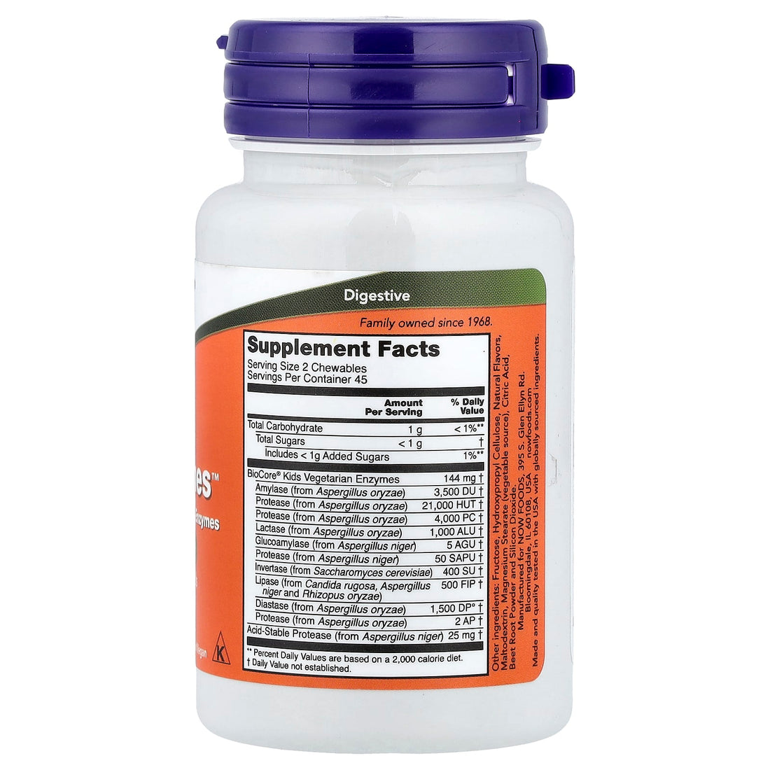 NOW Foods ChewyZymes - 90 chewables - image 3