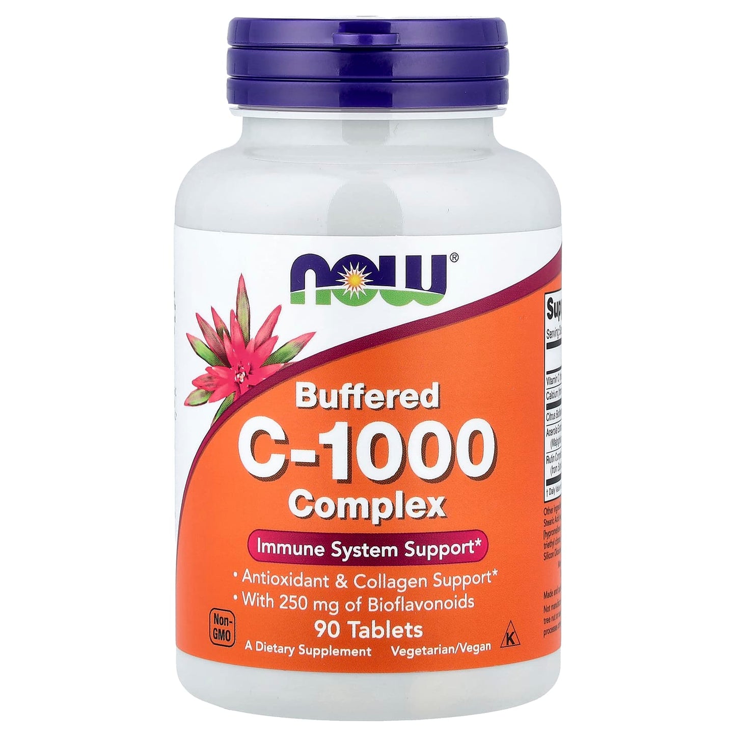 Vitamin C-1000 Complex - Buffered with 250mg Bioflavonoids - 90 tabs