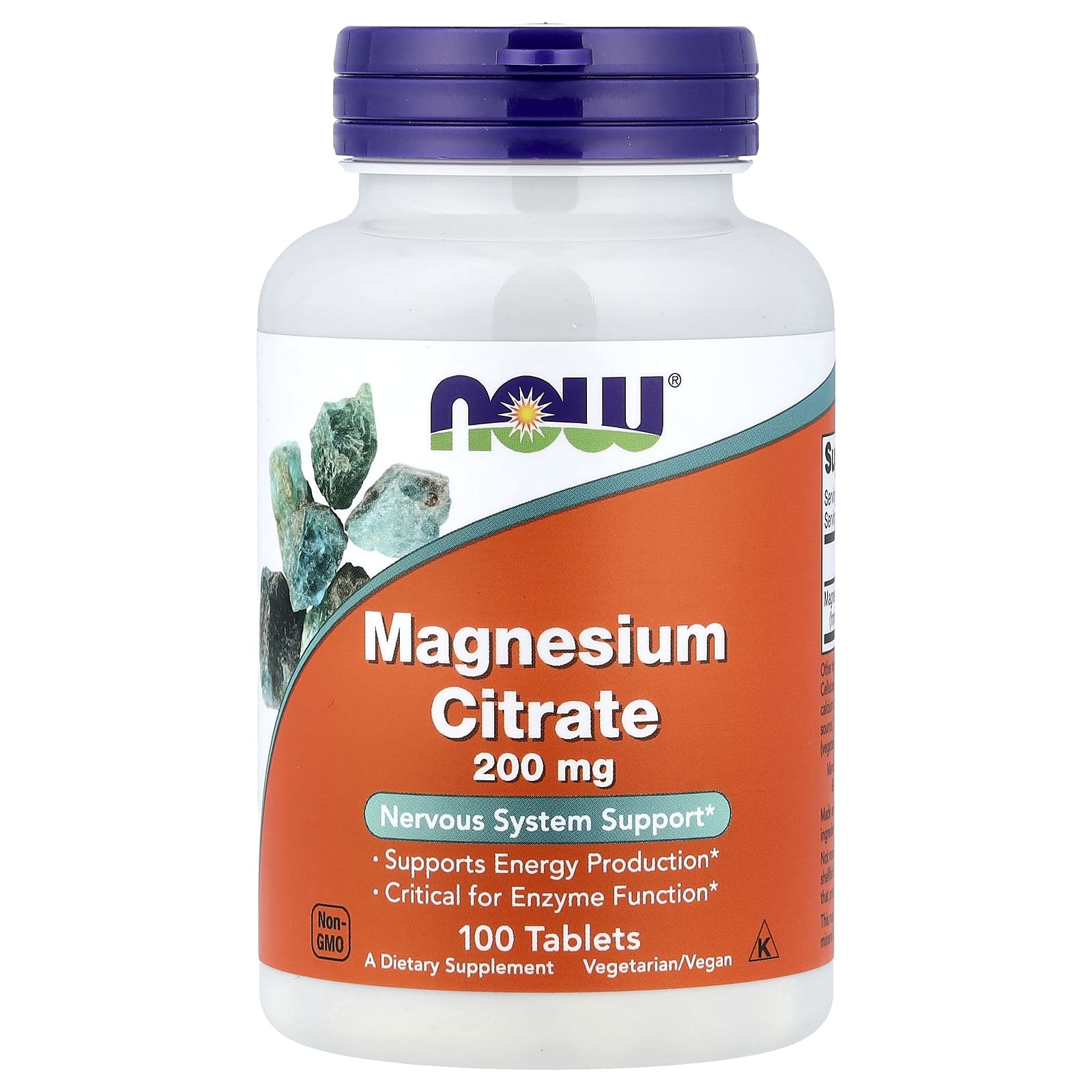 Magnesium Citrate, 200mg - 100 tablets
