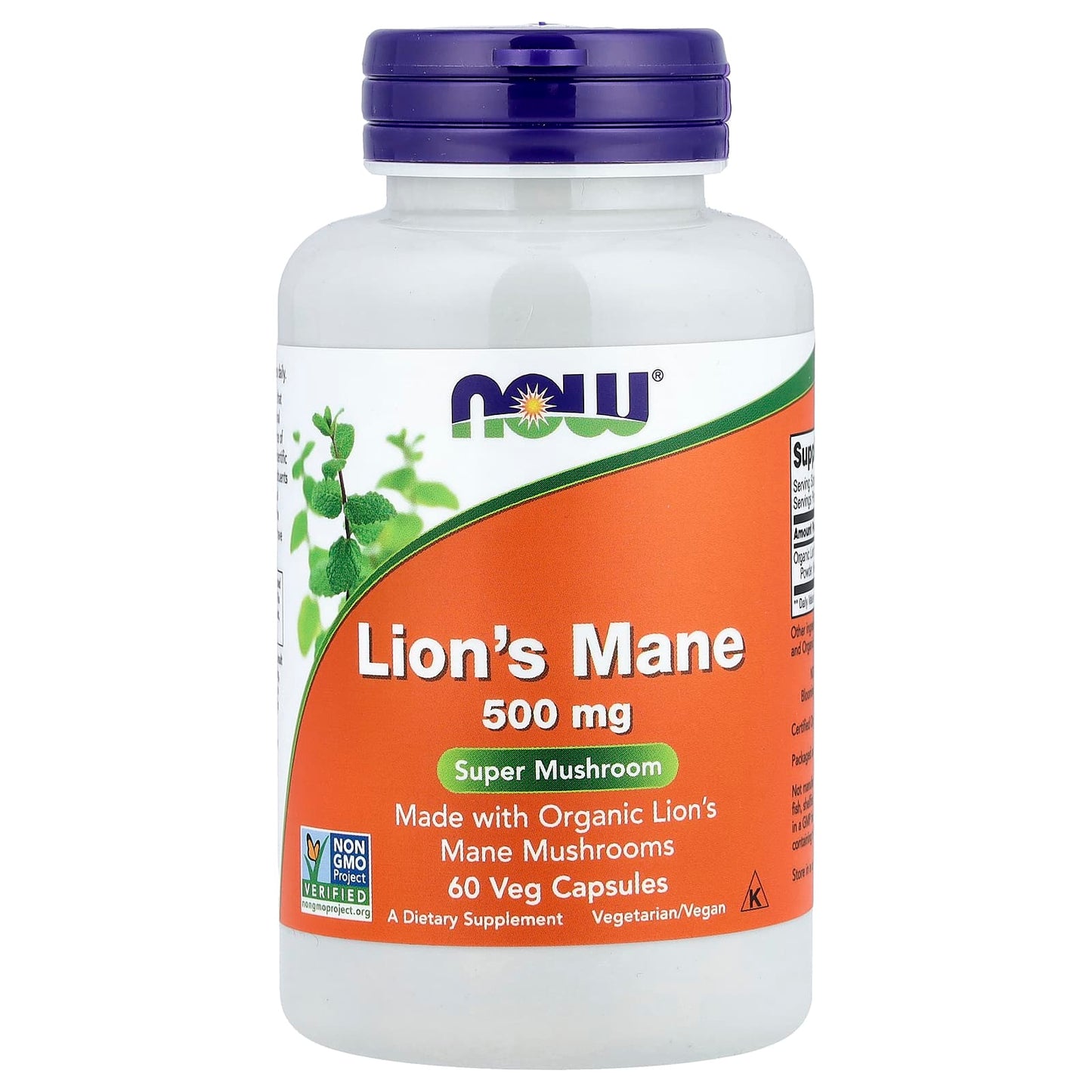 Lion's Mane, 500mg - 60 vcaps
