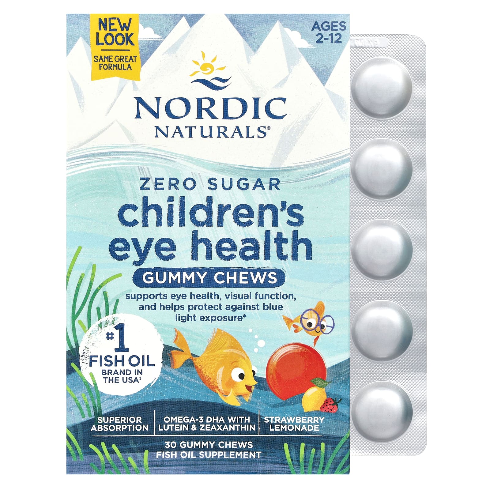 Children's Eye Health, Strawberry Lemonade - 30 gummies