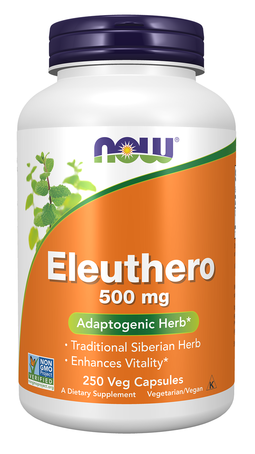 Eleuthero, 500mg - 250 vcaps