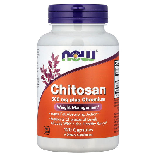 Chitosan, 500mg Plus Chromium - 120 vcaps