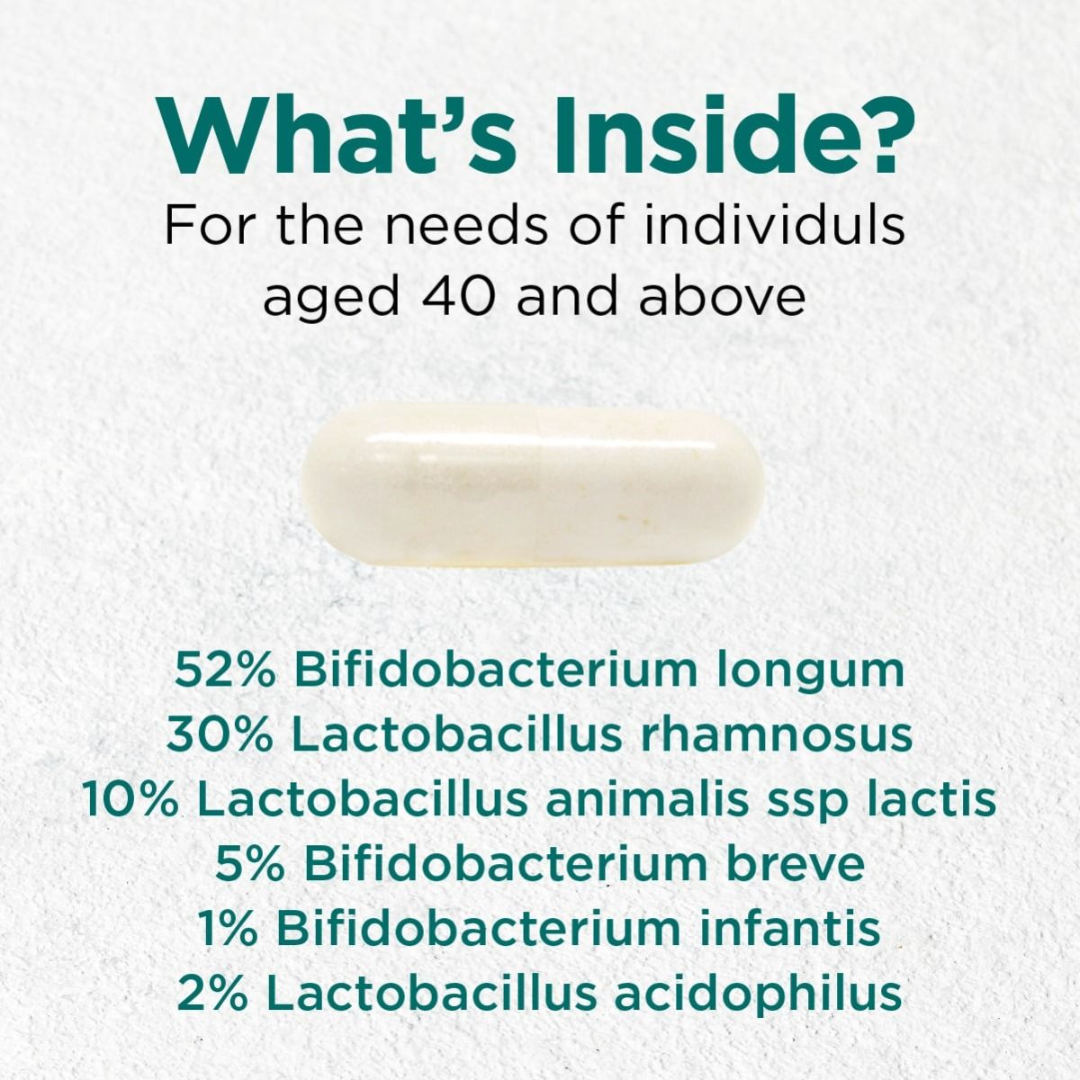 Fos-A-Dophilus Probiotic - 60 vcaps