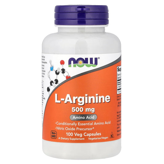 L-Arginine, 500mg - 100 caps