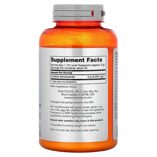 Creatine Monohydrate, Pure Powder - 600g