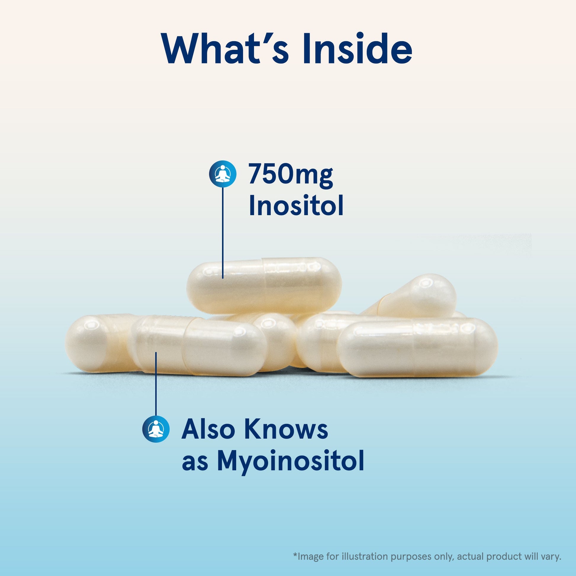 Inositol, 750mg - 100 vcaps