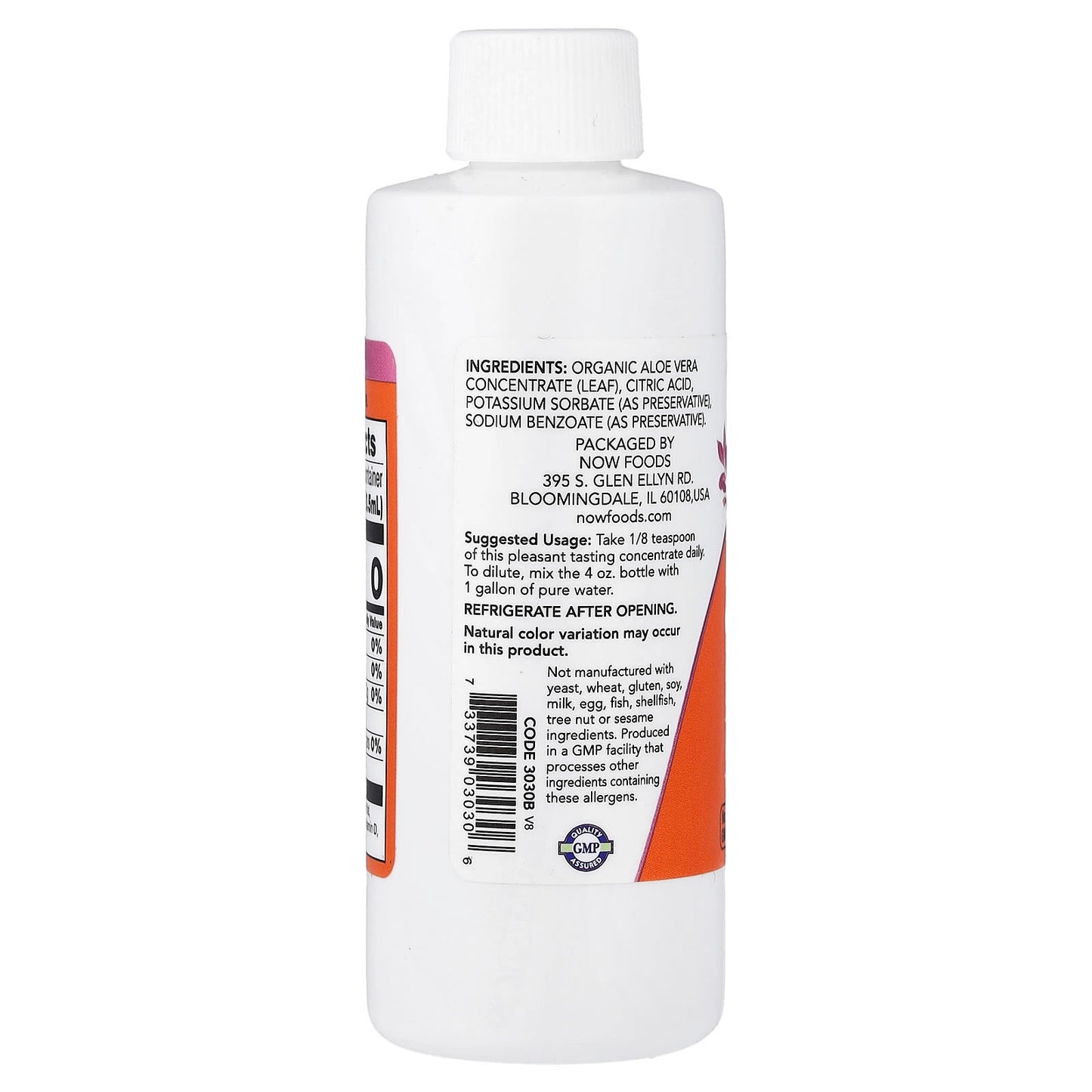 Aloe Vera Concentrate - 118 ml.