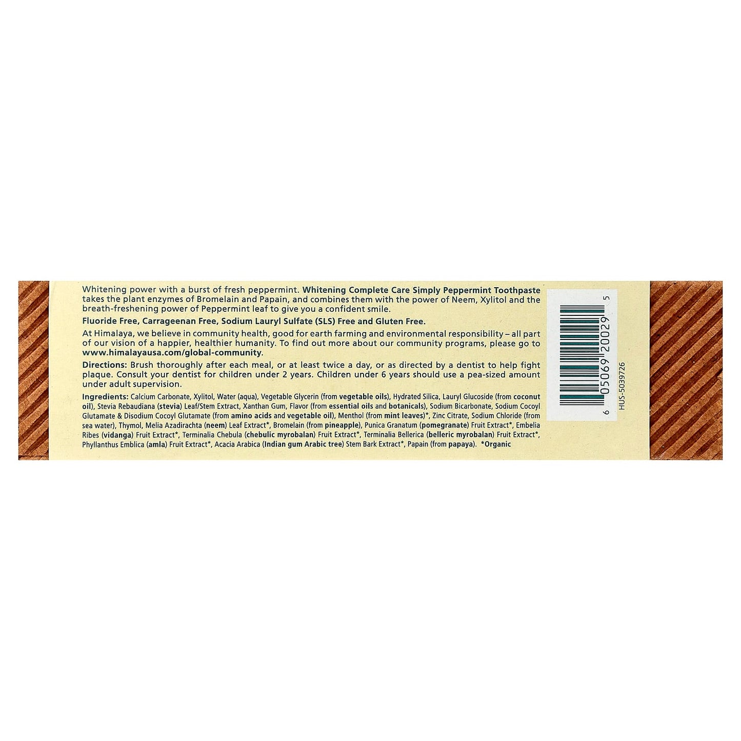 Whitening Complete Care Peppermint Toothpaste