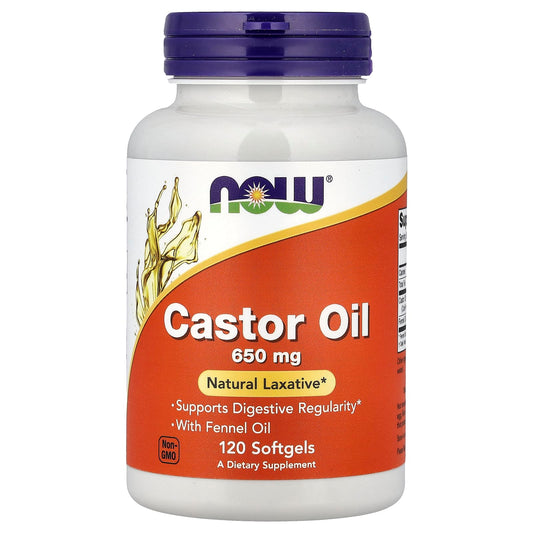 Castor Oil, 650mg - 120 softgels