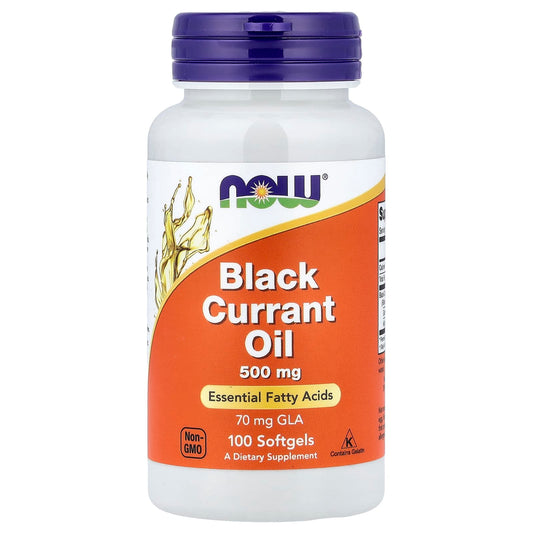 Black Currant Oil, 1000mg - 100 softgels
