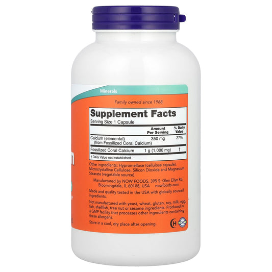 Coral Calcium, 1000mg - 250 vcaps