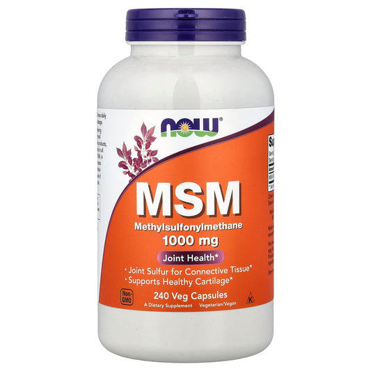 MSM Methylsulphonylmethane, 1000mg - 240 vcaps