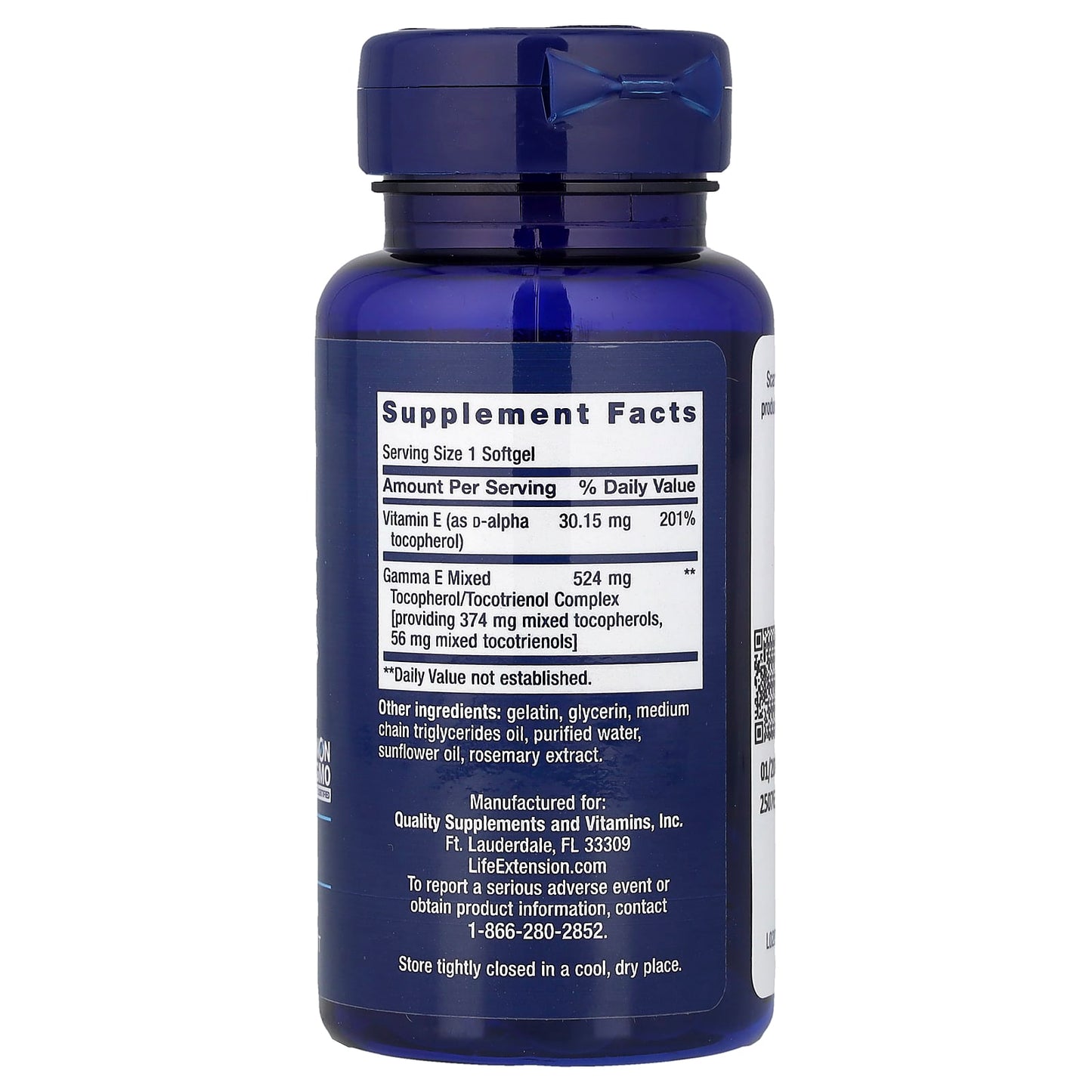 Gamma E Mixed Tocopherols & Tocotrienols - 60 softgels