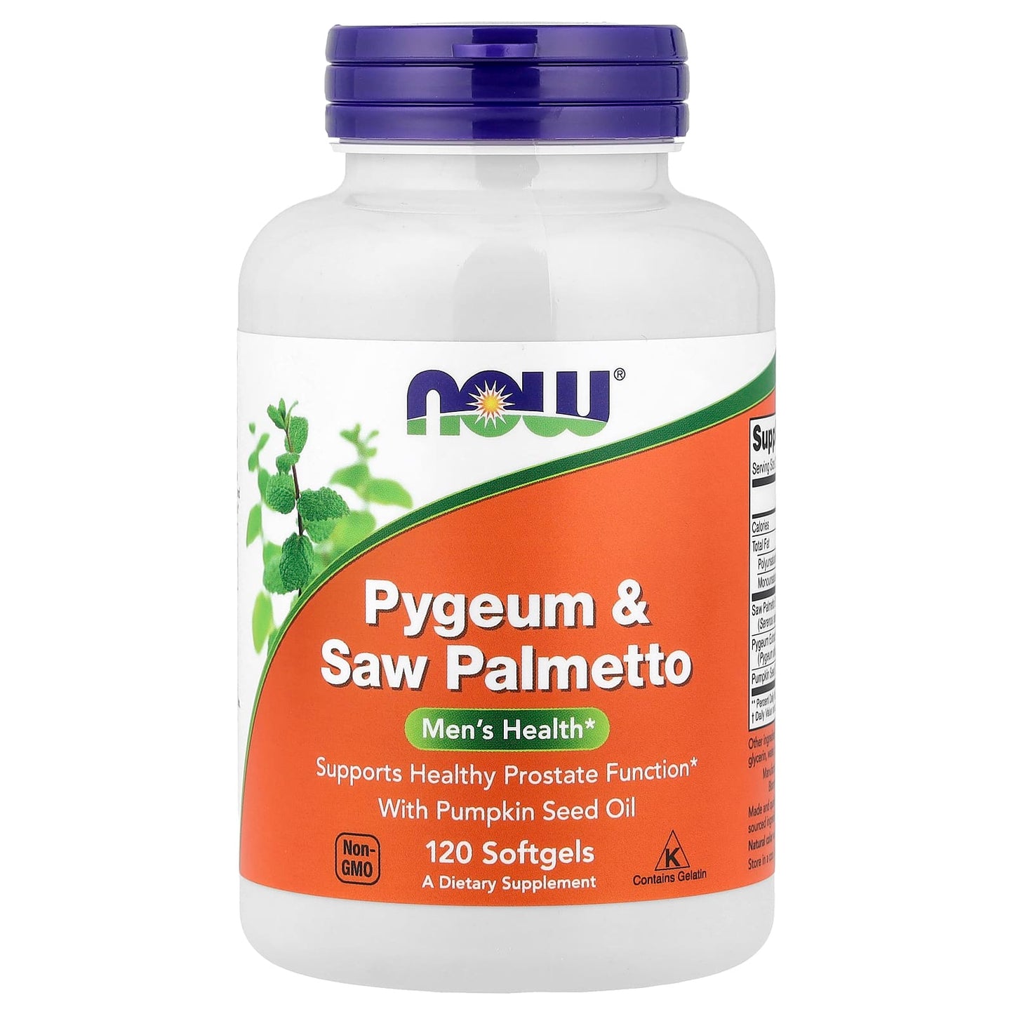 Saw Palmetto Extract with Pumpkin Seed Oil and Zinc, 80mg - 90 softgels
