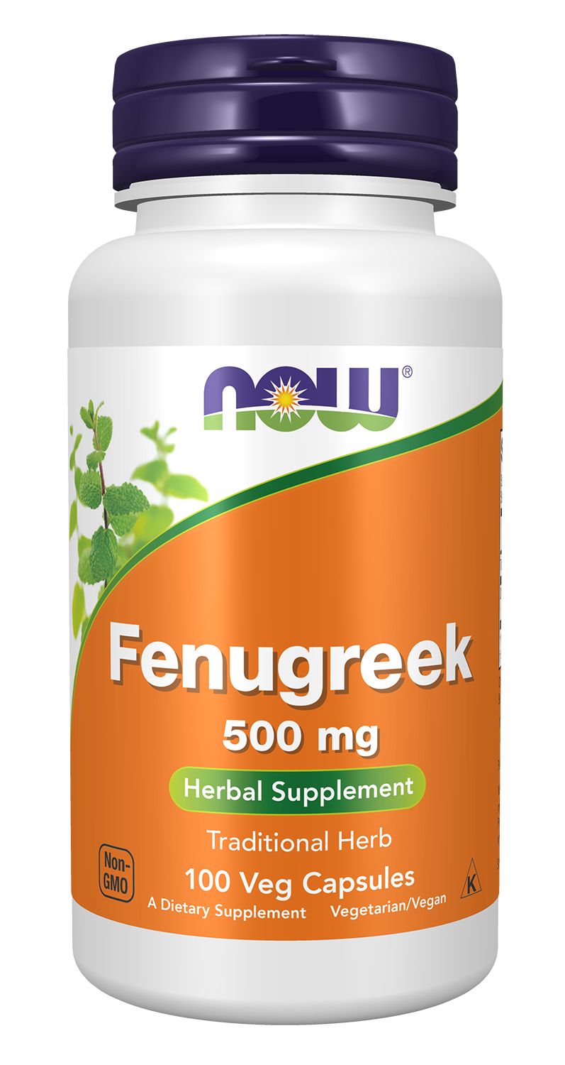 Fenugreek, 500mg - 100 vcaps