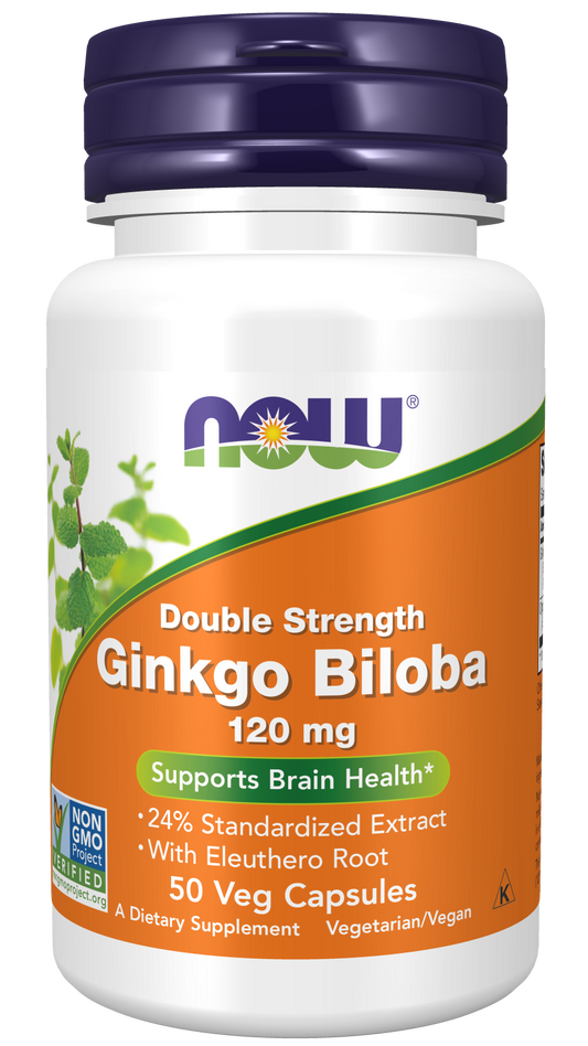 Ginkgo Biloba Double Strength, 120mg - 200 vcaps