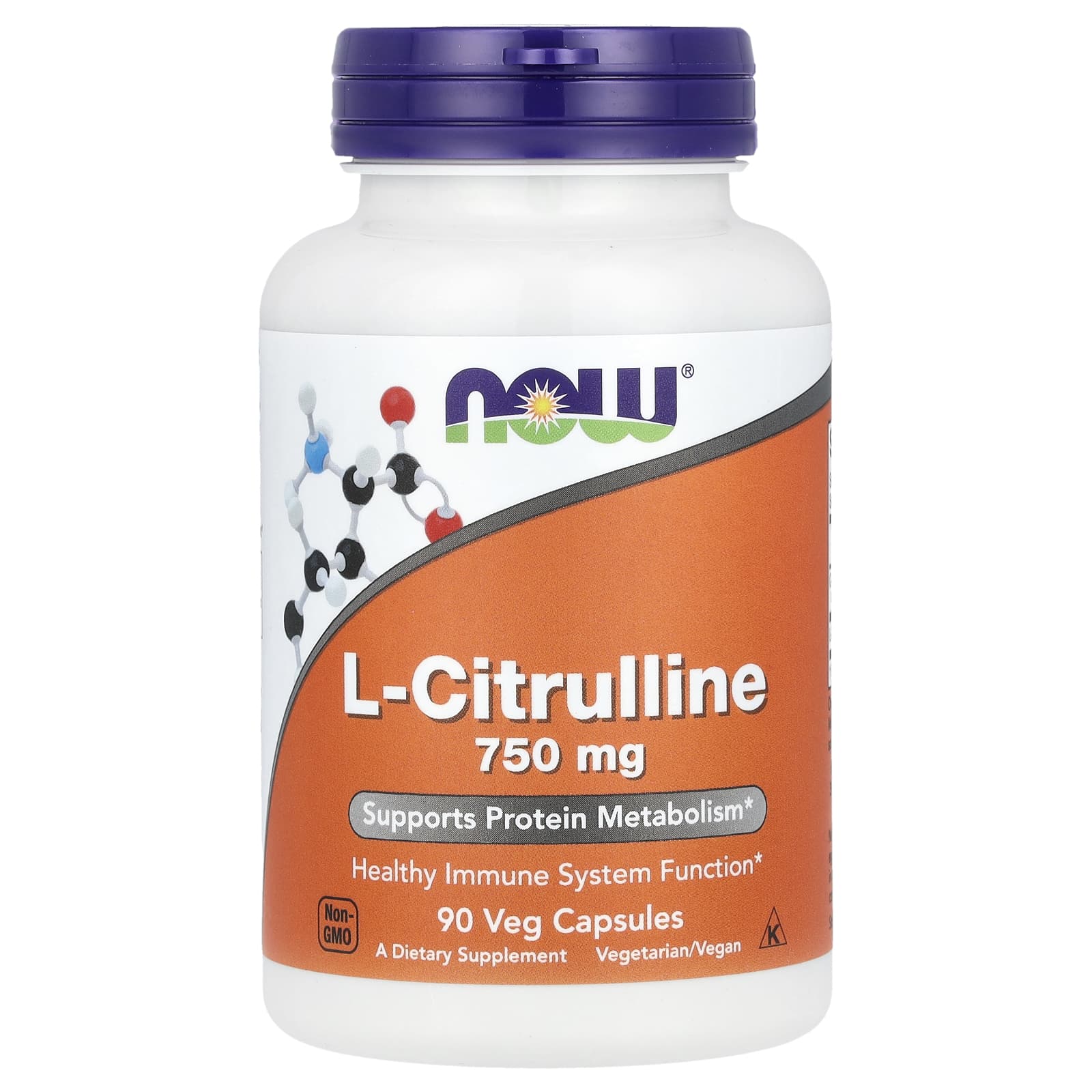 L-Citrulline, 750mg - 180 vcaps