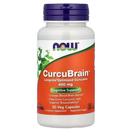 CurcuBrain, 400mg - 50 vcaps