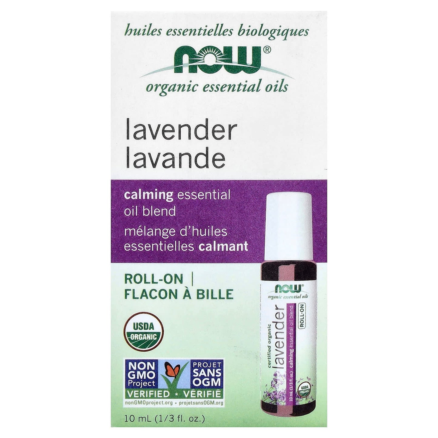 Essential Oil Roll-On, Lavender - 10 ml.