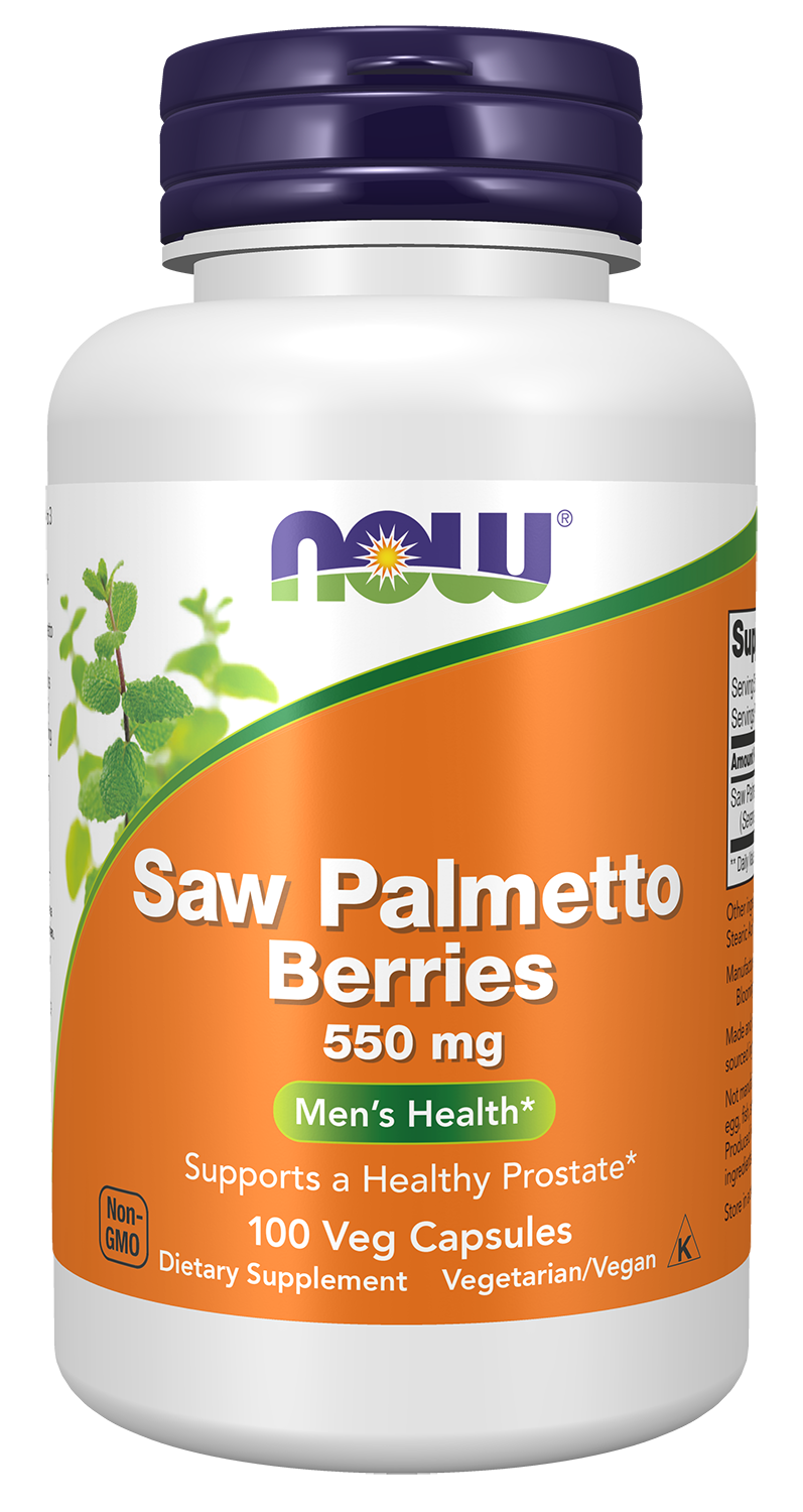 Saw Palmetto Berries, 550mg - 100 vcaps