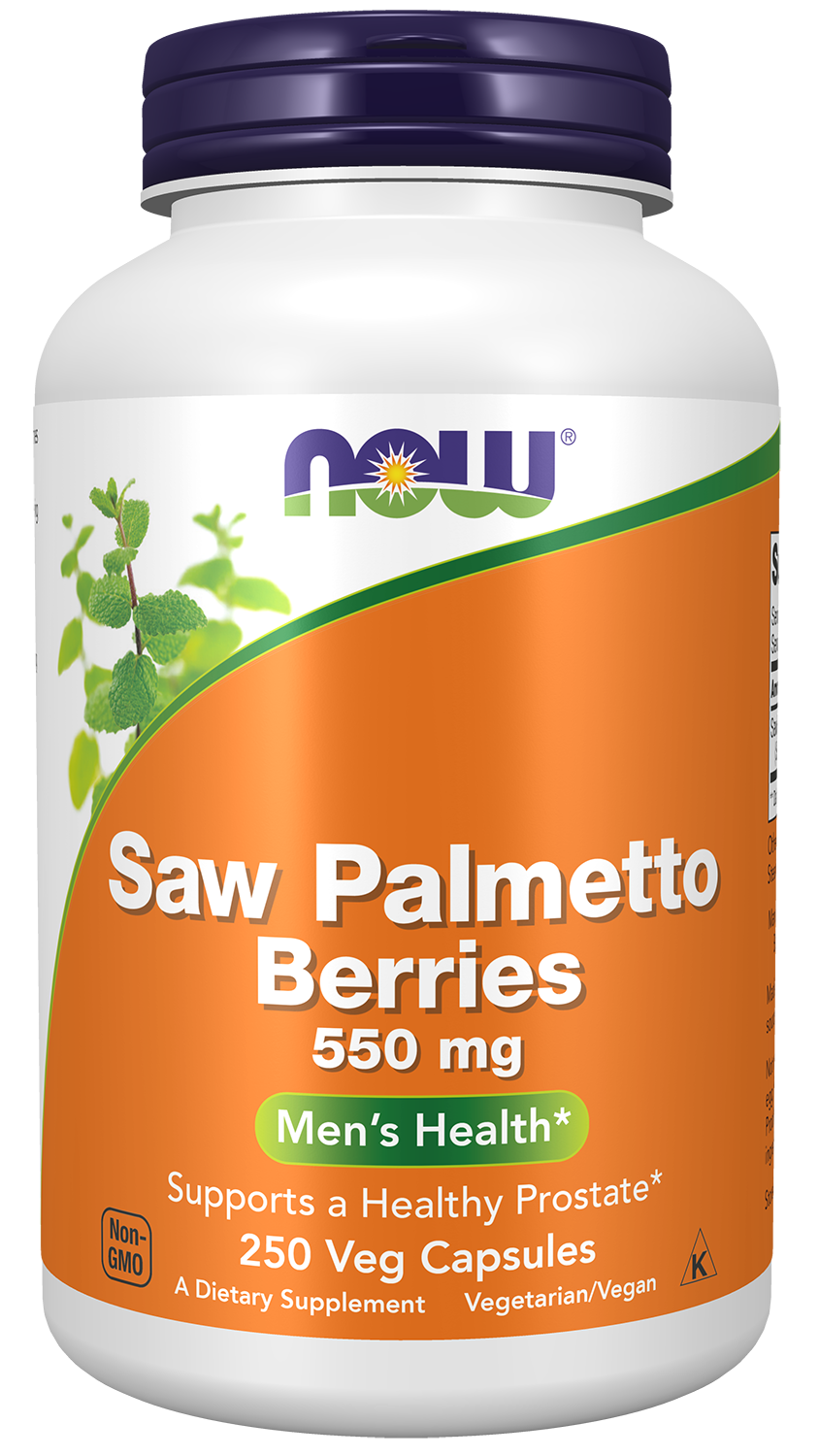 Saw Palmetto Berries, 550mg - 100 vcaps