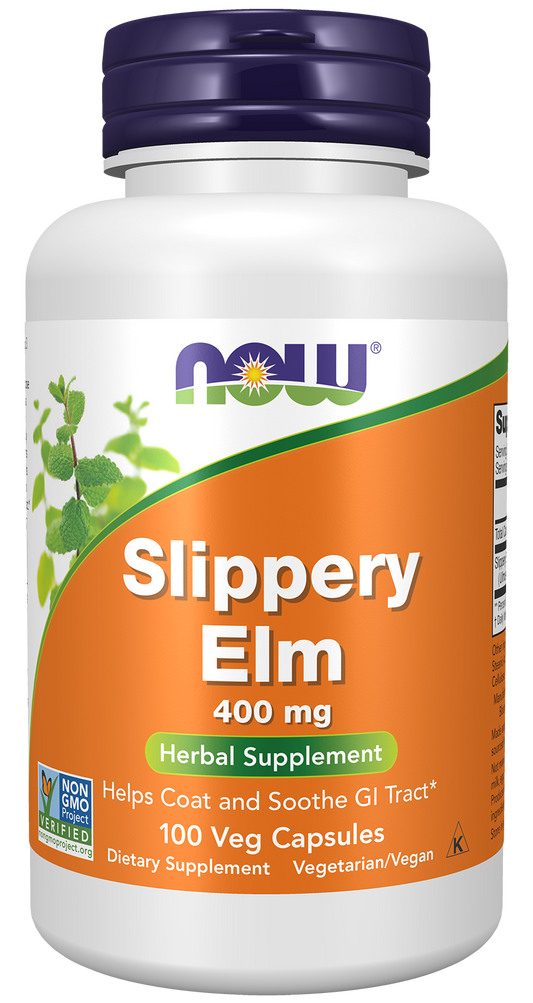 Slippery Elm, 400mg - 100 vcaps