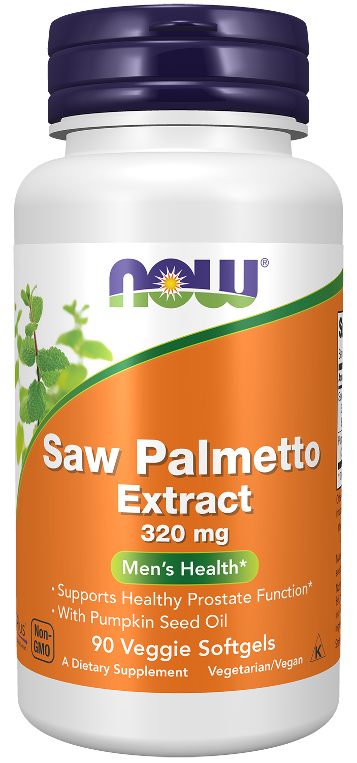 Saw Palmetto Extract with Pumpkin Seed Oil, 320mg - 90 veggie softgels
