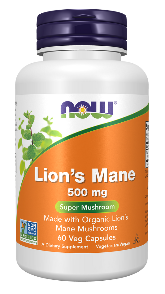 Lion's Mane, 500mg - 60 vcaps