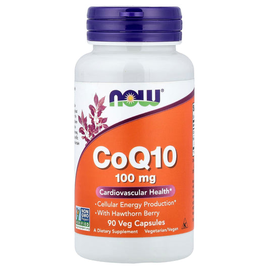 CoQ10 with Hawthorn Berry, 100mg - 90 vcaps