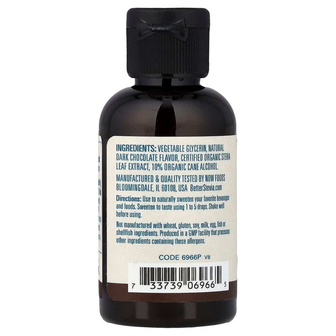 NOW Foods Better Stevia Liquid, Dark Chocolate - 59 ml - image 4