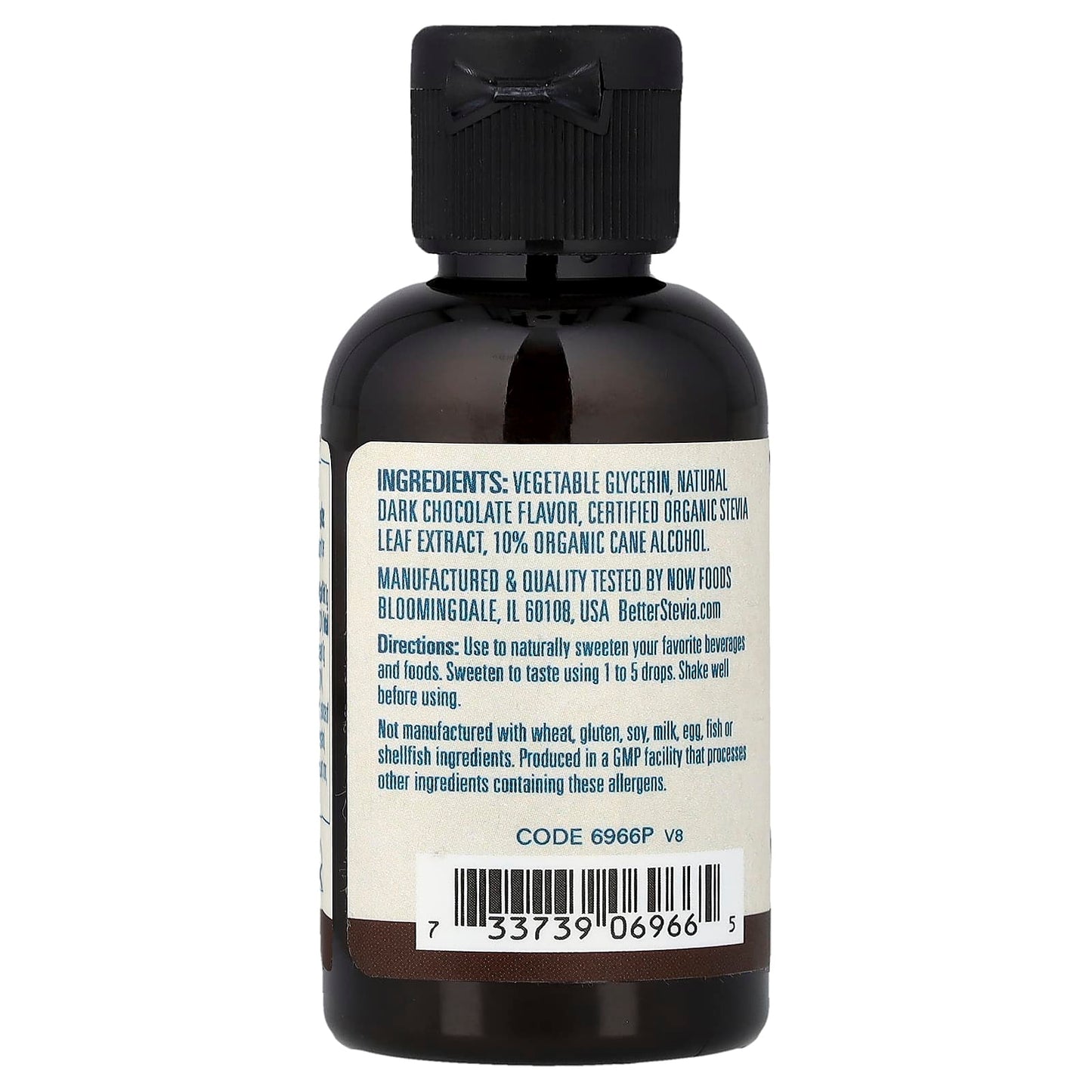 Better Stevia Liquid, Dark Chocolate - 59 ml.