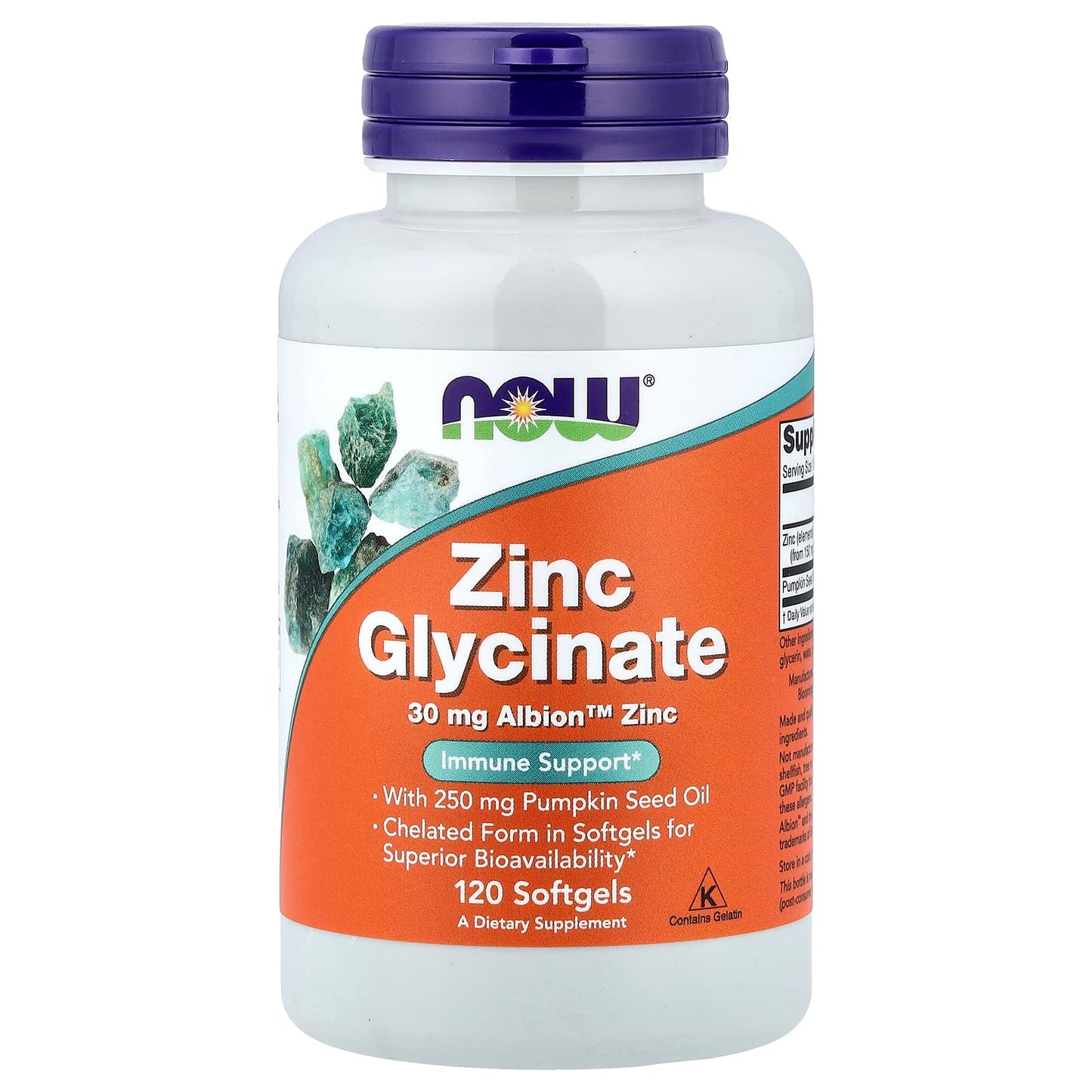 Zinc Glycinate - 120 softgels