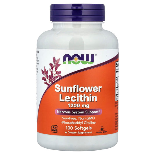 Sunflower Lecithin, 1200mg - 100 softgels
