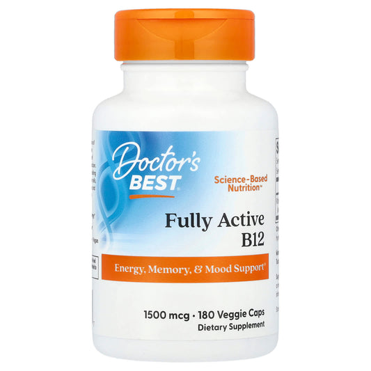 Fully Active B12, 1500mcg - 180 vcaps