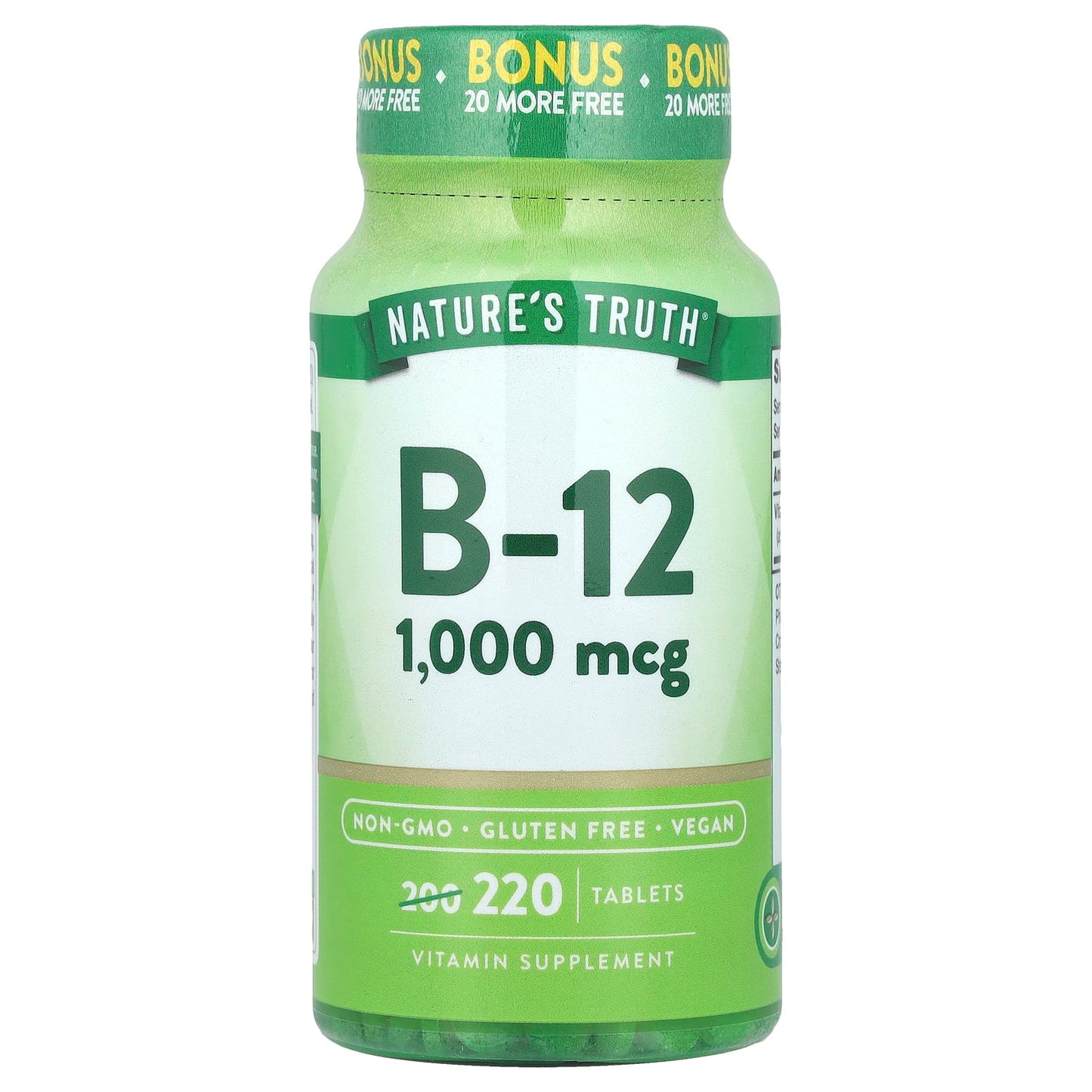 Vitamin B-12, 1000mcg - 100 lozenges