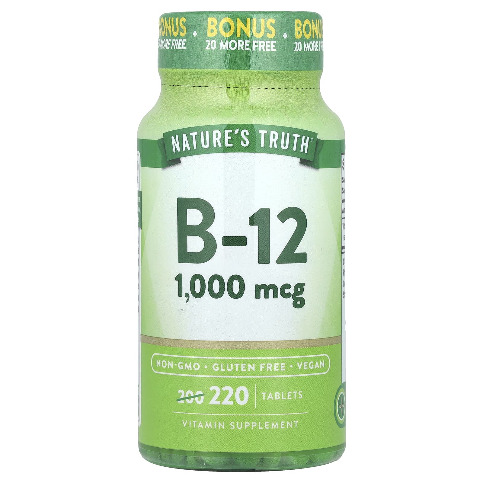 Vitamin B-12, 1000mcg - 100 lozenges